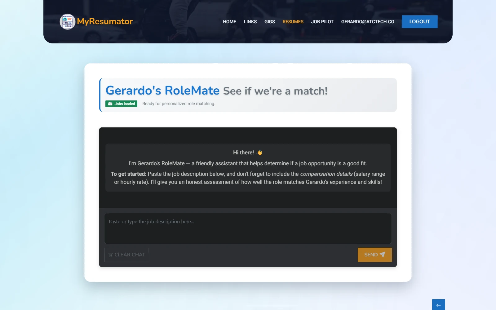 Public RoleMate feature screenshot